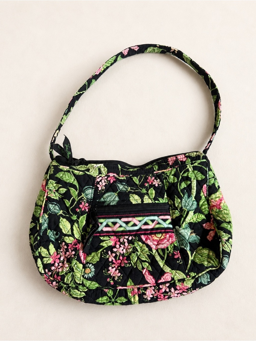 Vintage Vera Bradley Shoulder Bag Purse Botanica Floral Retro Cottagecore